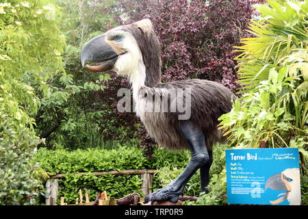 Die weltweit erste Raubtiere Ausstellung in Chester Zoo Stockfoto