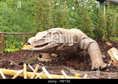 Die weltweit erste Raubtiere Ausstellung in Chester Zoo Stockfoto