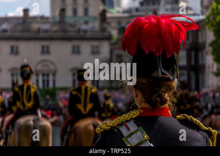 Trooping the Color 25.. Mai 2019 London Stockfoto