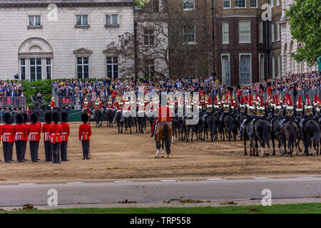 Trooping the Color 25.. Mai 2019 London Stockfoto