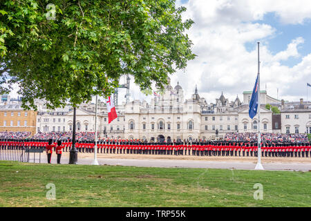 Trooping the Color 25.. Mai 2019 London Stockfoto