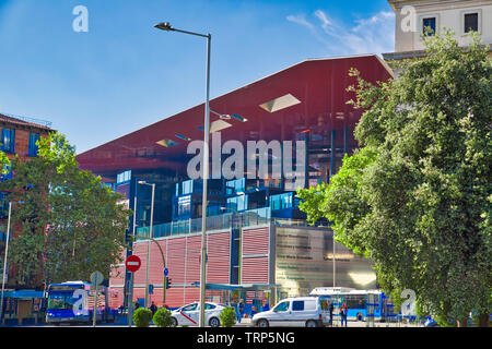 Madrid, Spanien, 16. Oktober, 2018: Reina Sofia Museum für Kunst (Museo Nacional Centro de Arte Reina Sofia) Stockfoto