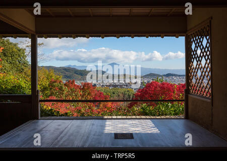 Okochi Sanso Garten, Arashiyama, Kyoto, Japan Stockfoto