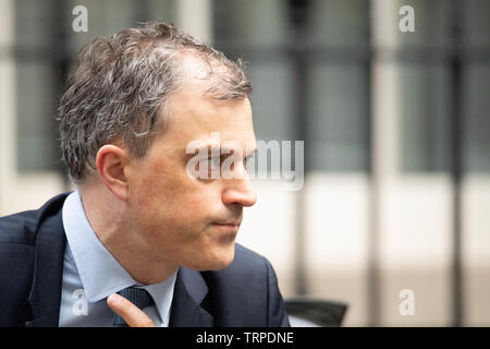 London, 11. Juni 2019, Julian Smith Chief Whip kommt an einer Kabinettssitzung am 10 Downing Street, London Credit Ian Davidson/Alamy leben Nachrichten Stockfoto