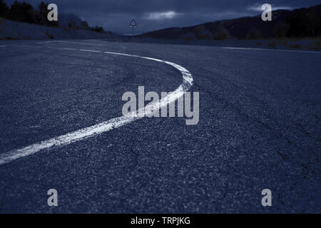 Textur Straße Drift, Fahrzeuge und Fahren, Verkehr Stockfoto