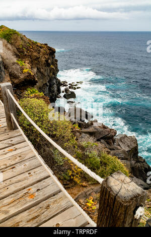 Buenavista del Norte, Teneriffa, Kanarische Inseln. Die Küste der einsamen Stadt im Norden der Insel ist wunderschön und noch natürliche Stockfoto