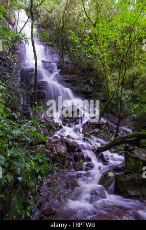 Wunderschöne Cascade in langen Belichtung fotografiert. Stockfoto