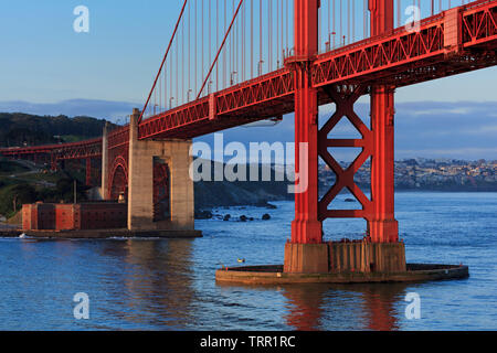 Fort Point, Golden Gate Bridge, San Francisco, Kalifornien, USA Stockfoto