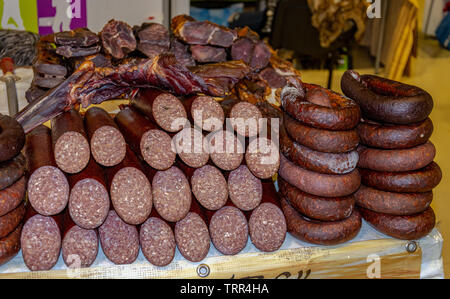 Trockenfleisch Stockfoto