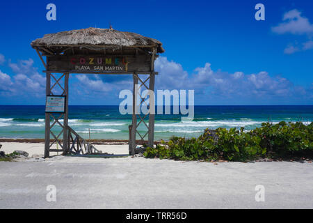 Die schönen Strände von Cozumel Mexiko. Photo Credit: Marty Jean-Louis Stockfoto