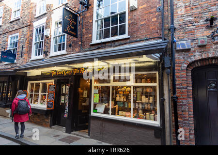 Der Earl Grey Tee Zimmer Shop in der Stadt und in York, Yorkshire, England Stockfoto