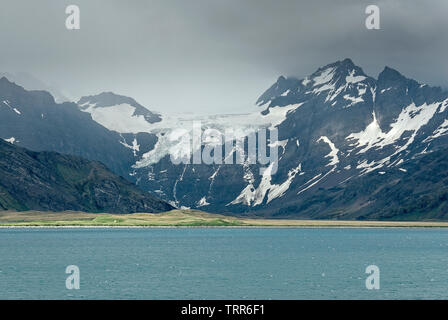 Ostküste von South Georgia, Antarktis Stockfoto