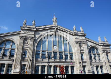 Bahnhof Nord, Paris, Ile-de-France, Frankreich Stockfoto