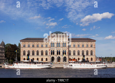 Stockholm, Schweden - 10. Juni 2019: Außenansicht des Schwedischen Museum für Kunst und Design. Stockfoto