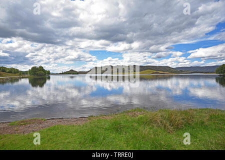 Loch Tarff - Vom Straßenrand, Inverness bis Fort Augustus (B862) Stockfoto