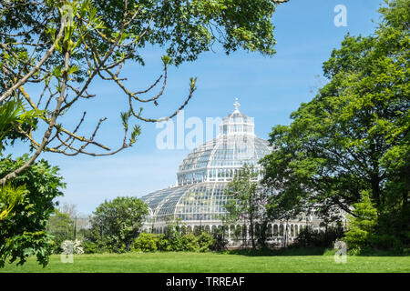 Sefton Park, Park, grün, grün, Oasis, urban, Lunge, Liverpool, Merseyside, Nordirland, Stadt, England, UK, GB, Großbritannien, Europa, Stockfoto