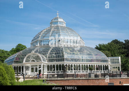 Sefton Park, Park, grün, grün, Oasis, urban, Lunge, Liverpool, Merseyside, Nordirland, Stadt, England, UK, GB, Großbritannien, Europa, Stockfoto