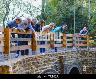 Familie Spaß Stockfoto