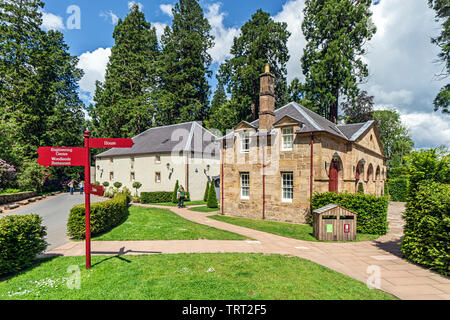 Coach House Cafe im Haus und Garten in Dumfries Dumfries House Estate in der Nähe von Cumnock East Ayrshire, Schottland Großbritannien Stockfoto