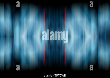 Abstrakte Verlaufshintergrund in blauen Farbtönen. Symmertic Bewegungsunschärfe Textur. Stockfoto