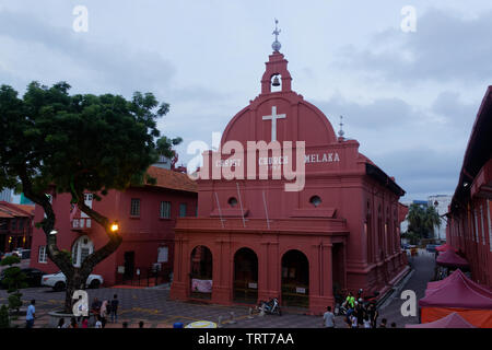 Christ Church Malakka Malaysia Stockfoto