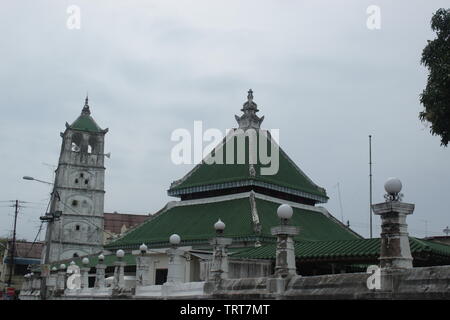 Masjid Kampung Kling Stadt Malakka, Malaysia Stockfoto