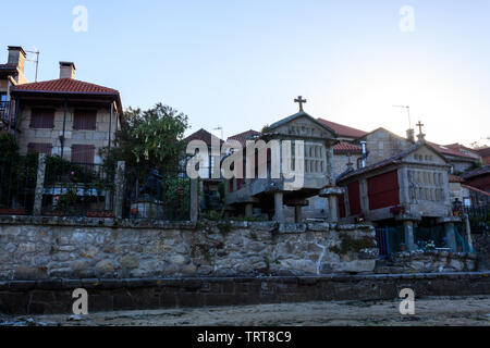 Combarro Pontevedra Stockfoto