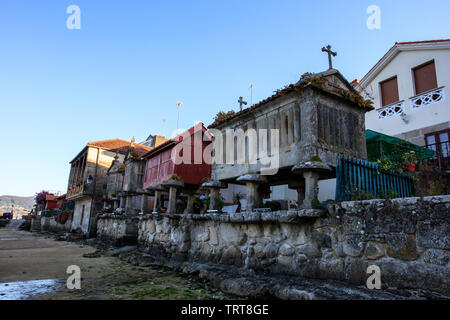 Combarro Pontevedra Stockfoto