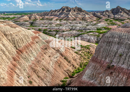 Badlands Nationalpark, South Dakota, USA. Stockfoto