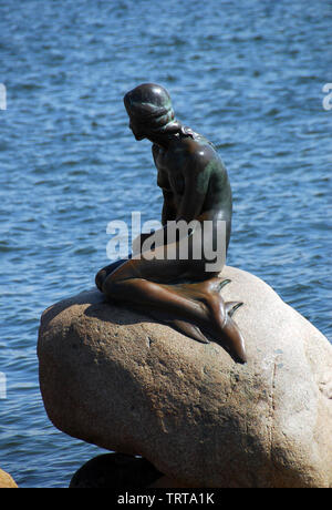 Kopenhagen, Dänemark, Kleine Meerjungfrau Stockfoto