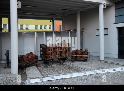 Museum von Oskar Schinlder's Factory. Krakau. Polen. Außenansicht. Stockfoto