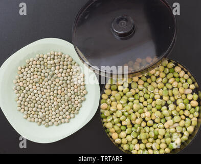 Gerät für die Keimung von Samen und erhalten nützliche Sprossen für Salate Stockfoto