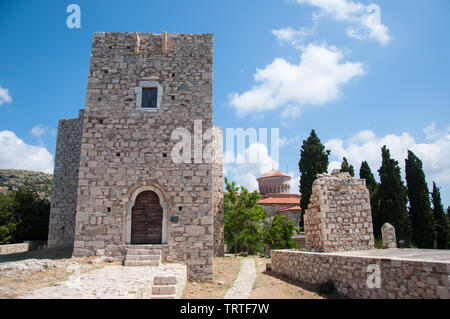 Schloss von Lykourgos Logothetis auf Samos Insel in der Ägäis, Griechenland Stockfoto