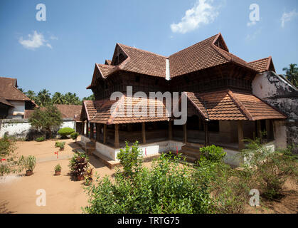 Die alten hölzernen Palast des Maharadschas Padmanabhapuram in Trivandrum, Indien Stockfoto