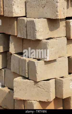 Blöcke de Pierres pour la Construction. Abkommen von Lomé. Togo. Afrique de l'Ouest. Stockfoto