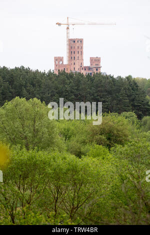 Baustelle der multifunktionale Gebäude Schloss in Stobnica, Polen. 2. Mai 2019 © wojciech Strozyk/Alamy Stock Foto Stockfoto