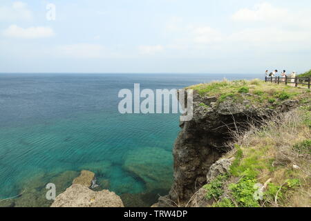 Kap Manzamo, Okinawa, Japan Stockfoto