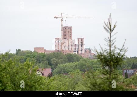 Baustelle der multifunktionale Gebäude Schloss in Stobnica, Polen. 2. Mai 2019 © wojciech Strozyk/Alamy Stock Foto Stockfoto