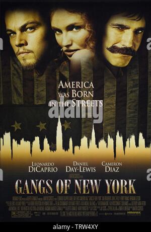 GANGS OF NEW YORK (2002). Copyright: Nur die redaktionelle Nutzung. Kein Merchandising oder Buch deckt. Dies ist eine öffentlich verteilten Handzettel. Zugriffsrechte nur, keine Lizenz des Urheberrechts zur Verfügung gestellt. Nur in Verbindung mit Werbung für diesen Film. Credit: MIRAMAX/Album Stockfoto