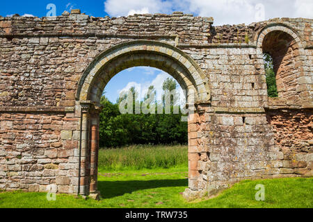 Detail der weißen Frauen Priorat in Shropshire, England Stockfoto