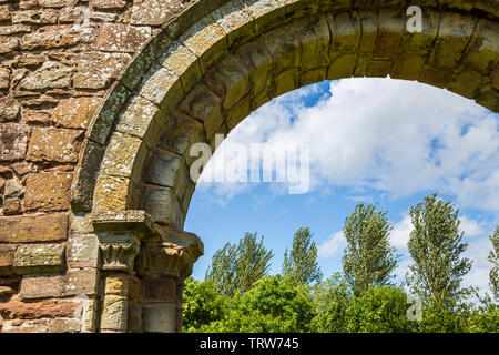 Detail der weißen Frauen Priorat in Shropshire, England Stockfoto