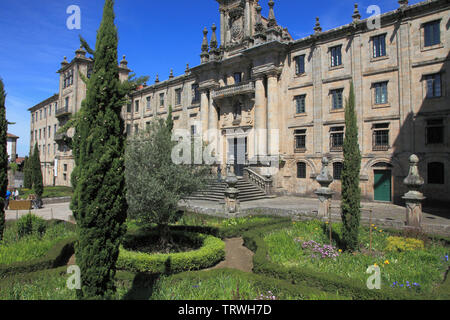 Spanien, Galicien, Santiago de Compostela, Praza da Inmaculada, San Martin Pinario, Kloster, Stockfoto