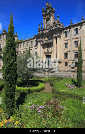 Spanien, Galicien, Santiago de Compostela, Praza da Inmaculada, San Martin Pinario, Kloster, Stockfoto