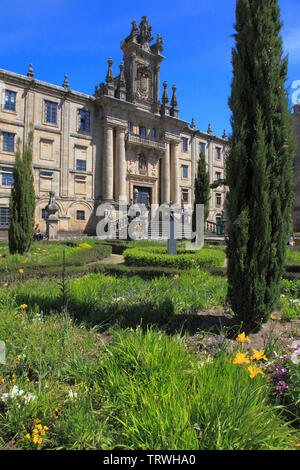 Spanien, Galicien, Santiago de Compostela, Praza da Inmaculada, San Martin Pinario, Kloster, Stockfoto