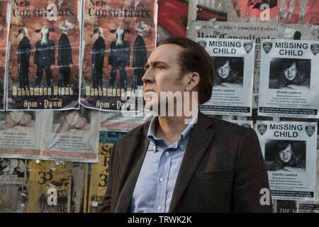 NICOLAS CAGE IN ZAHLEN DIE GHOST (2015). Copyright: Nur die redaktionelle Nutzung. Kein Merchandising oder Buch deckt. Dies ist eine öffentlich verteilten Handzettel. Zugriffsrechte nur, keine Lizenz des Urheberrechts zur Verfügung gestellt. Nur in Verbindung mit Werbung für diesen Film. Credit: 24.00 KÜCHE PRODUKTIONEN/Album Stockfoto