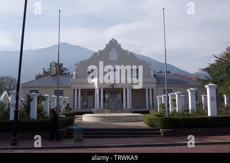Franschhoek Rathaus, Western Cape, Südafrika Stockfoto