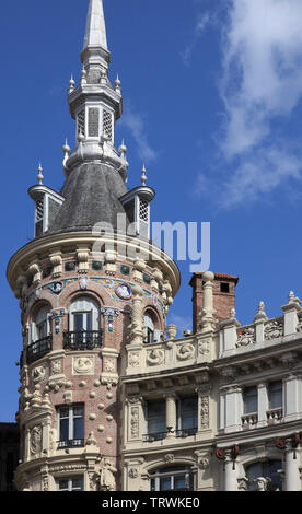 Spanien, Madrid, Casa de Allende, historische Architektur, Stockfoto