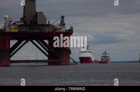 Klima Emergency Protest Cromarty Firth Schottland 2019 Stockfoto