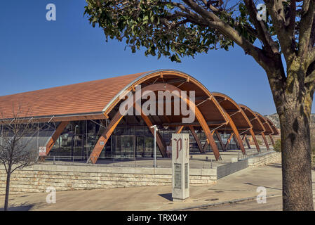 Bodega Ribera Duero, Protos, Villena, Valladolid, Castilla y Leon, Spanien, Europa Stockfoto