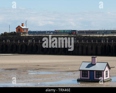 Seebad Folkestone Stockfoto